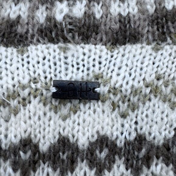 Matilda Jane Good Hart Fair Isle Sweater Cardigan Medium Bohemian Tan Cream NWT - Picture 6 of 10